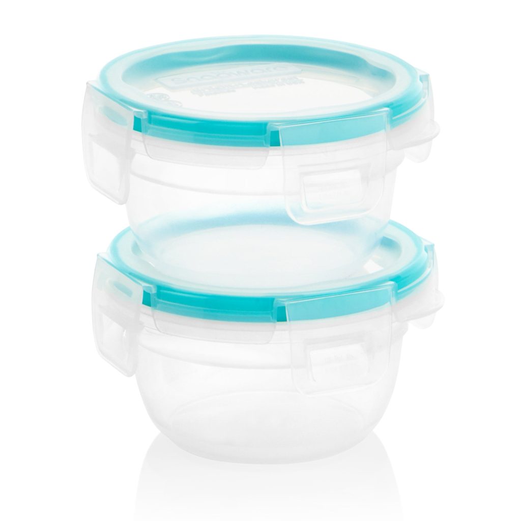 Snapware® Total Solution® 2-pack Plastic Food Storage Container Set with Aqua Lids