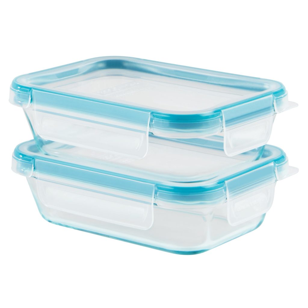 Snapware® Total Solution® Pyrex® 4-piece Glass Storage Set with Plastic Lids