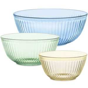 Pyrex? Colors Sculpted Tinted 3-piece Mixing Bowl Set