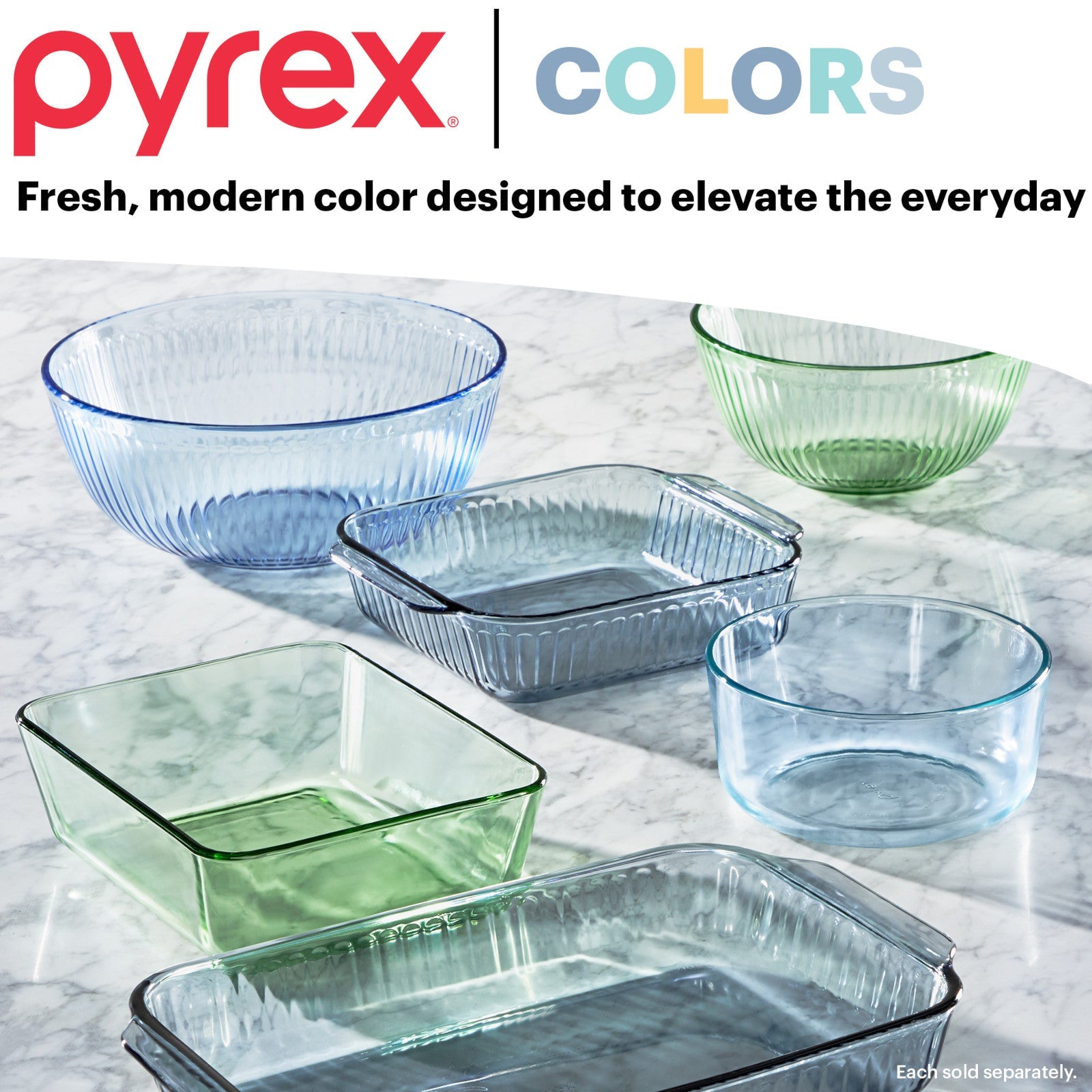 Pyrex® Simply Store® Tinted 6-cup Rectangle Storage with Green Plastic Lid - Image 6