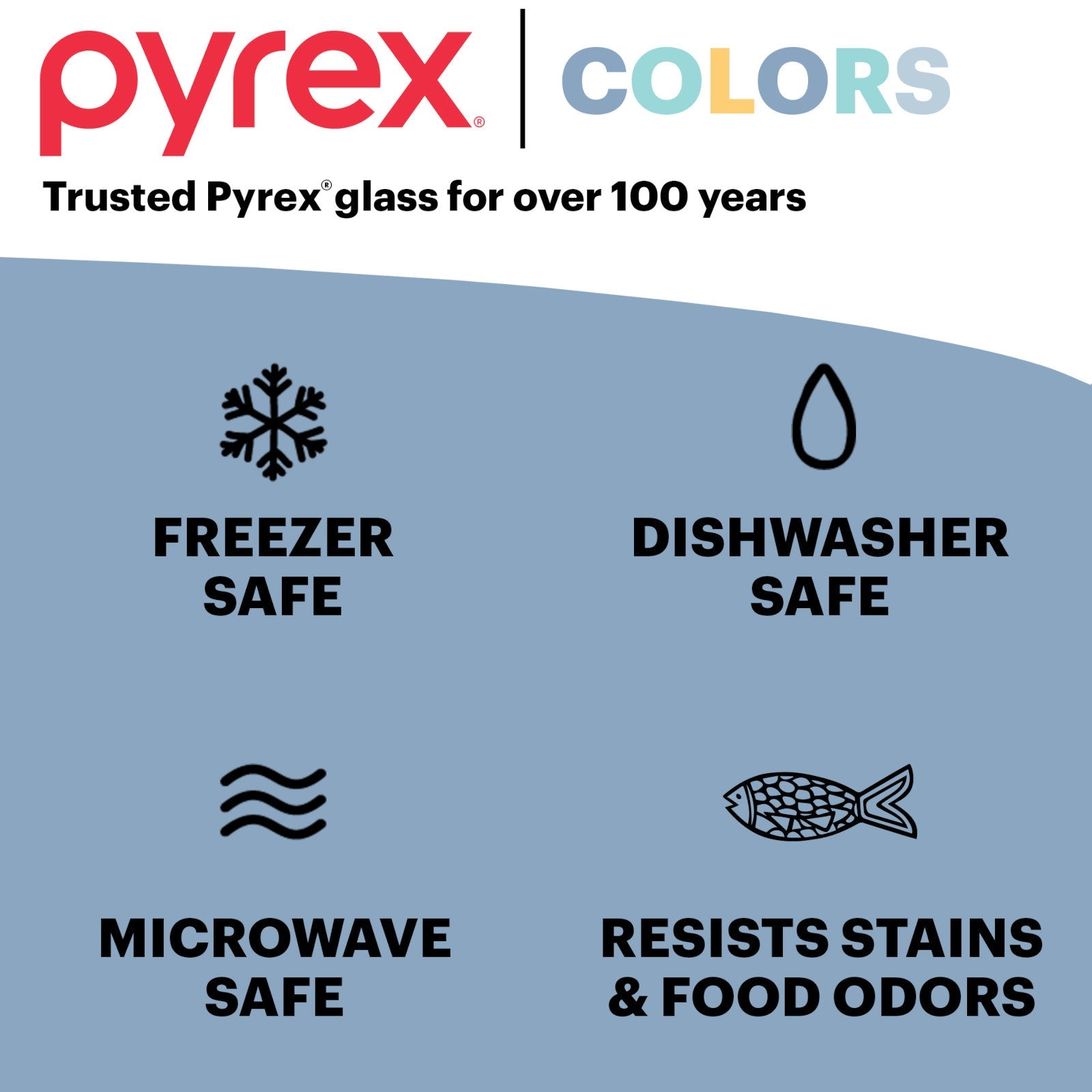 Pyrex® Colors Sculpted Tinted 6-piece Mixing Bowl Set - Image 6
