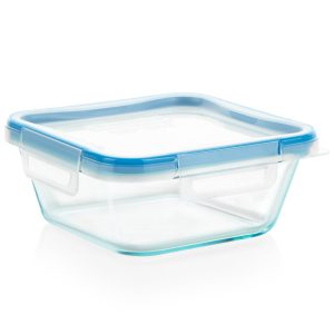 Snapware® Total Solution® Pyrex® Glass 4-cup Square Food Storage with Plastic Lid
